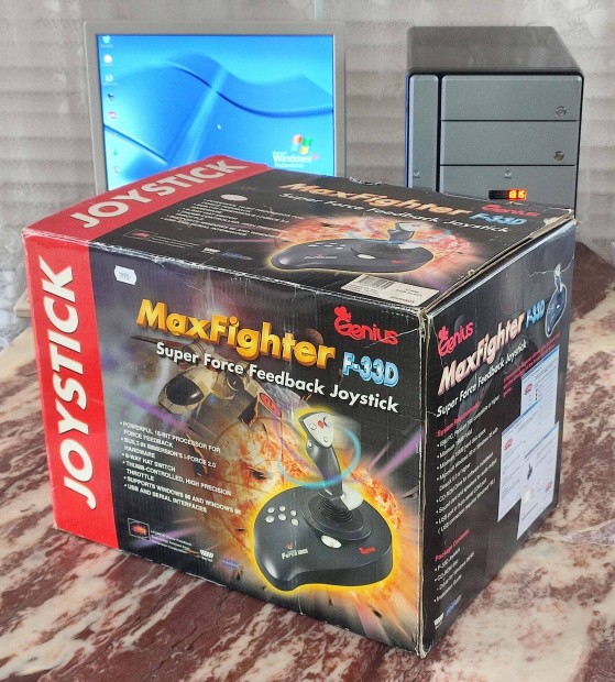 Genius Maxfighter F-33D retro force feedback joystick