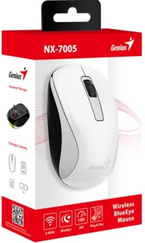 Genius NX-7005 fehér vezeték nélküli egér