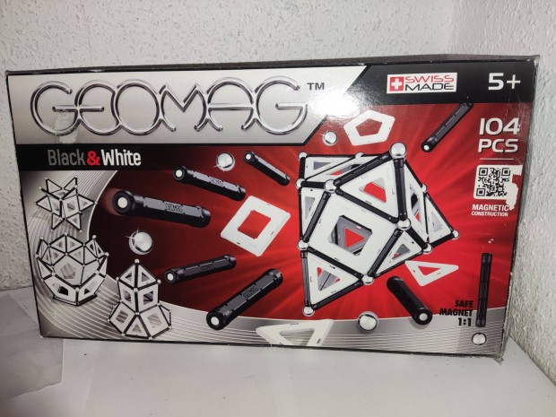 Geomag Black & White 104 db-os mgneses ptjtk