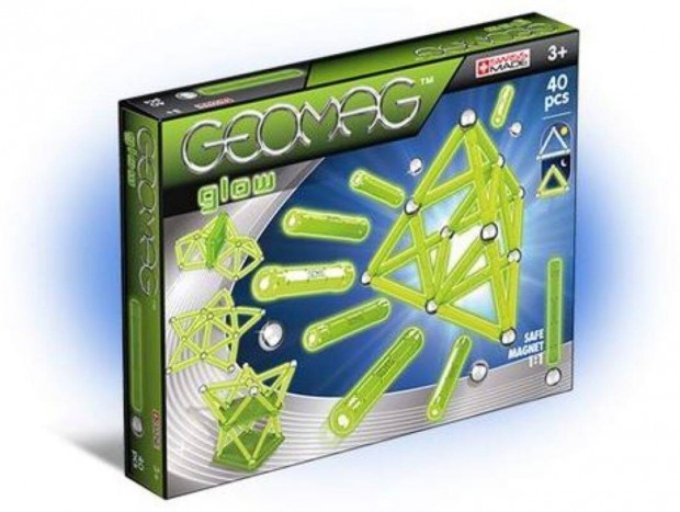 Geomag Glow foszforeszkl - 40 darabos kszlet