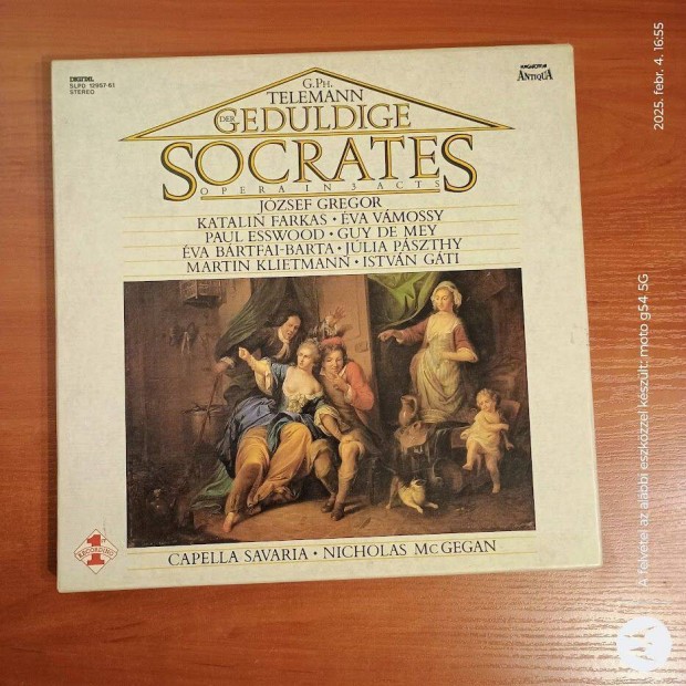 Georg Philipp Telemann Der Geduldige Socrates; 5xlp Box Set