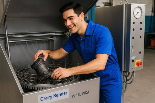 Georg Render W 115 Wka ipari alkatrészmosó gép