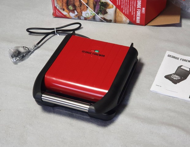 George Foreman 25030-56 kompakt piros grill