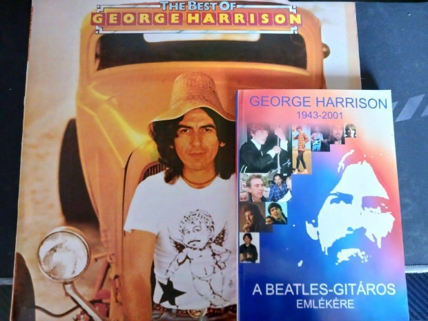 George Harrison bakelit lemez+ letrajzi knyv