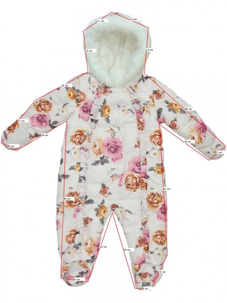 George Használt (keveset használt) Lány Baby overál (Méret: 74)
