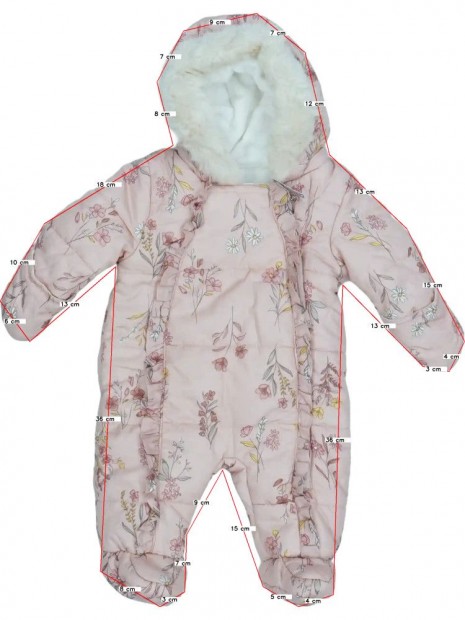 George Új (címkés) Lány Baby overál (Méret: 80)