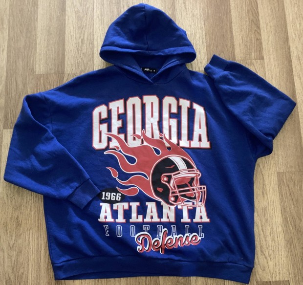 Georgia Atlanta L/XL pamut laza kapucnis pulver 