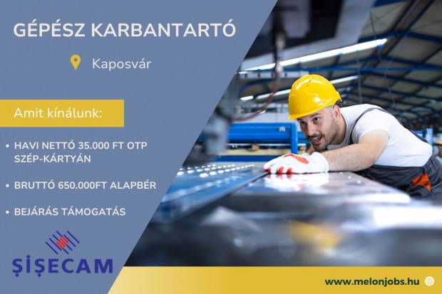 Gépész karbantartó