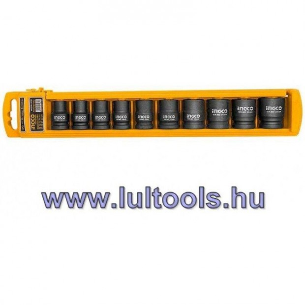 Gpi dugkulcs kszlet 10 rszes 1/2" 10-24 mm Crmo