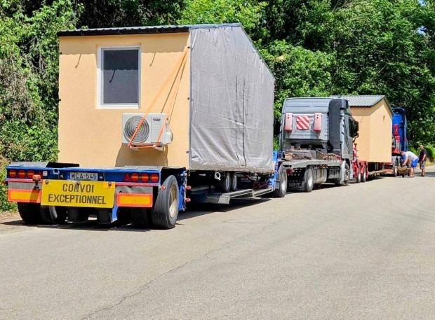 Gépszállítás Mobilház szállítás