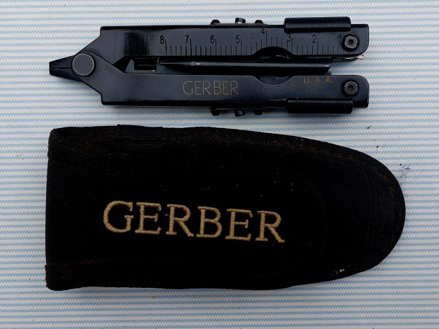 Gerber MP600 DET Fekete Multifunkcis Szerszm jonnan, tokjban