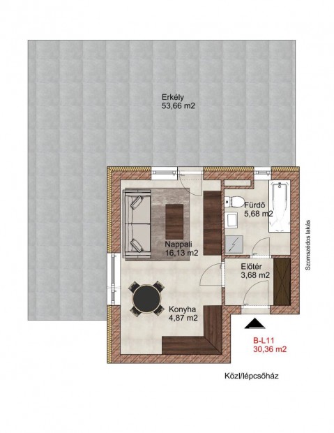 Gerecse- panorms Penthouse laks! - Tatabnya