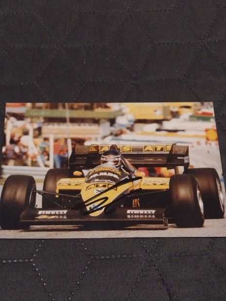 Gerhard Berger Forma-1 versenyz eredeti alrsa