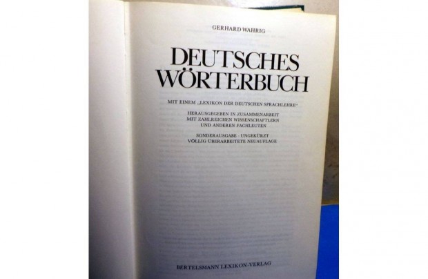 Gerhard Wahring: Deutsches Wörterbuch