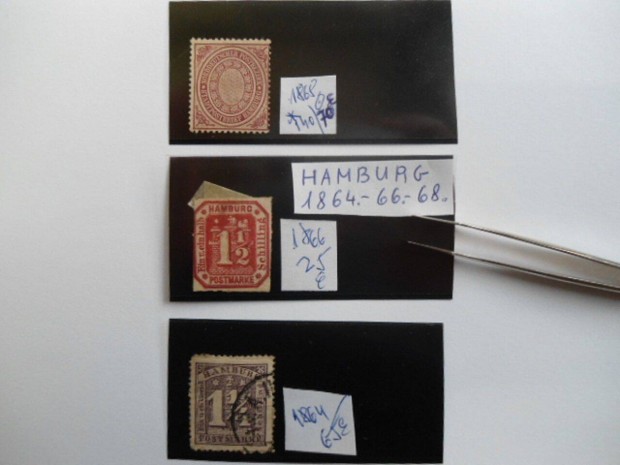 Germany.States.Hamburb.1864-66-68.-vi.For Sale.150 Eur