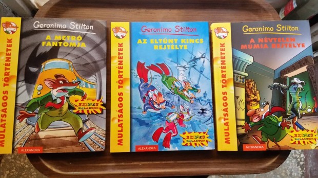 Geronimo Stilton: Az eltnt kincs rejtlye,A metr fantomja,A nvtelen