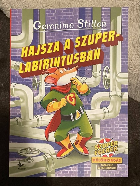 Geronimo Stilton - Hajsza a szuperlabirintusban gyermekknyv