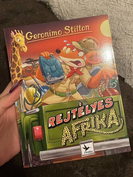 Geronimo Stilton - Rejtlyes Afrika gyermekknyv