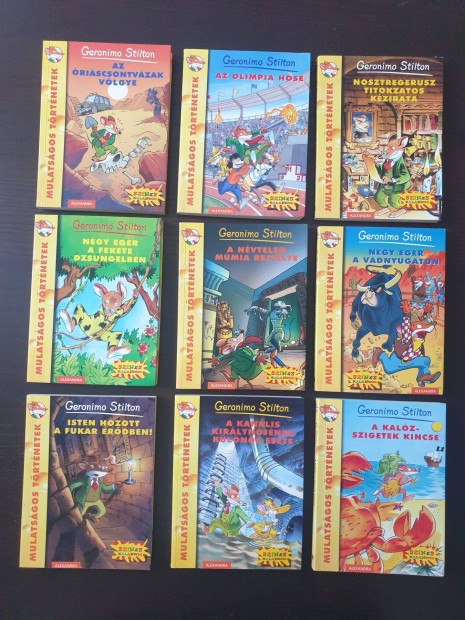 Geronimo Stilton knyvek