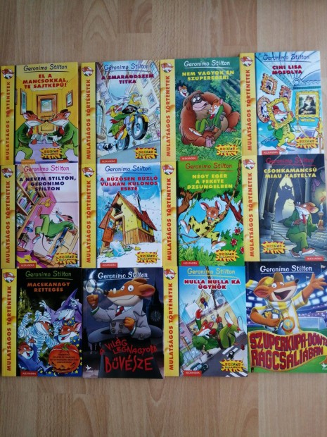 Geronimo Stilton knyvek