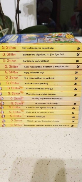 Geronimo Stilton knyvek, 16db ,jszer llapotban