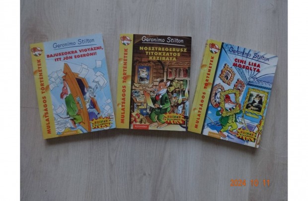 Geronimo Stilton meseknyvek jszer llapotban - 3 ktet egytt