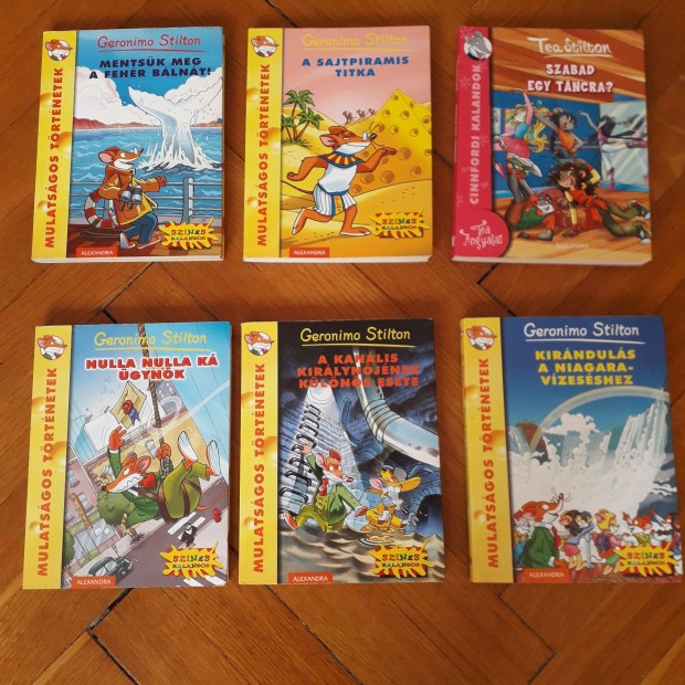 Geronimo s Tea Stilton knyvek eladk!