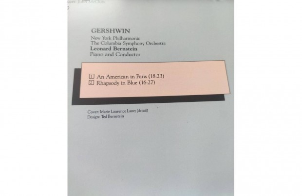 Gershwin: Rhapsody in Blue / An american in Paris CD ( Bernstein)