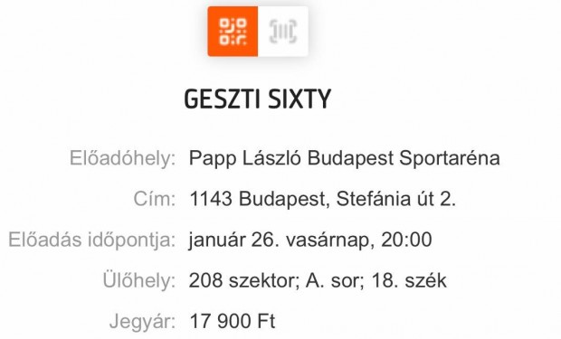 Geszti sixty