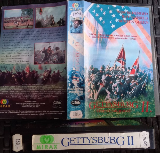 Gettysburg II. - hborus vhs- Jeff Daniels