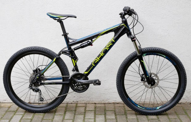Ghost ASX 4900 26" jó állapotú alu fully MTB kerékpár (L)