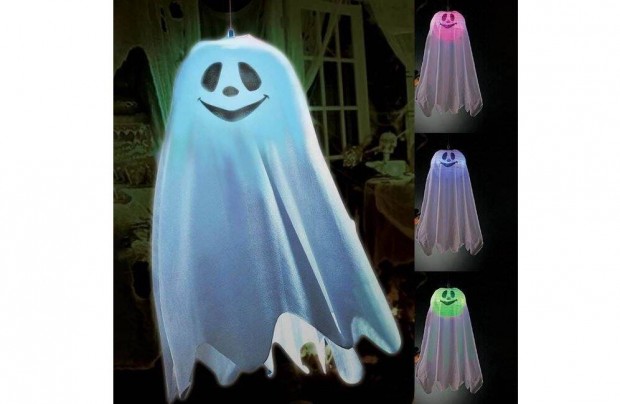 Ghost Halloween lmpa sznes fnnyel 52cm