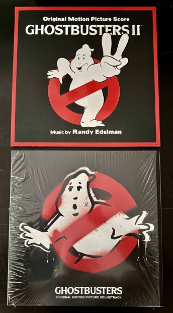 Ghostbusters 1-2 vinyl lp bakelit lemez