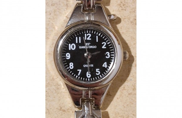 Giani-Giorgio fémszíjas vintage quartz-óra