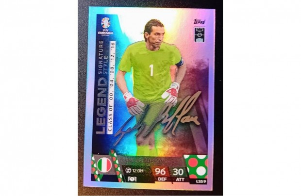 Gianluigi Buffon Olaszorszg Legend Signature Style focis krtya Euro