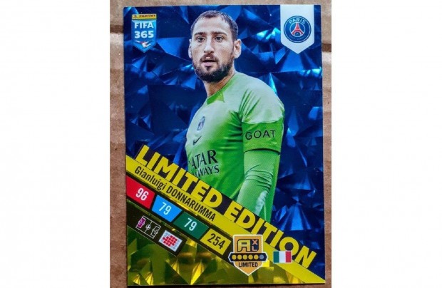 Gianluigi Donnarumma PSG Limited focis krtya Panini 2023