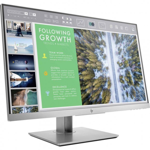 Giga ajnlat! 24" HP E243 IPS Fullhd monitor, szmla, gari