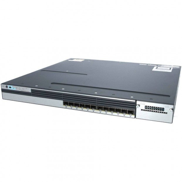 Giga ajnlat! Cisco C3750X-12S-E 12 portos switch szmlval, garanciv