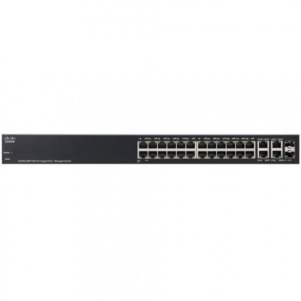 Giga ajnlat! Cisco SG300-28PP-K9 Gigabit POE+ switch szmlval, garan