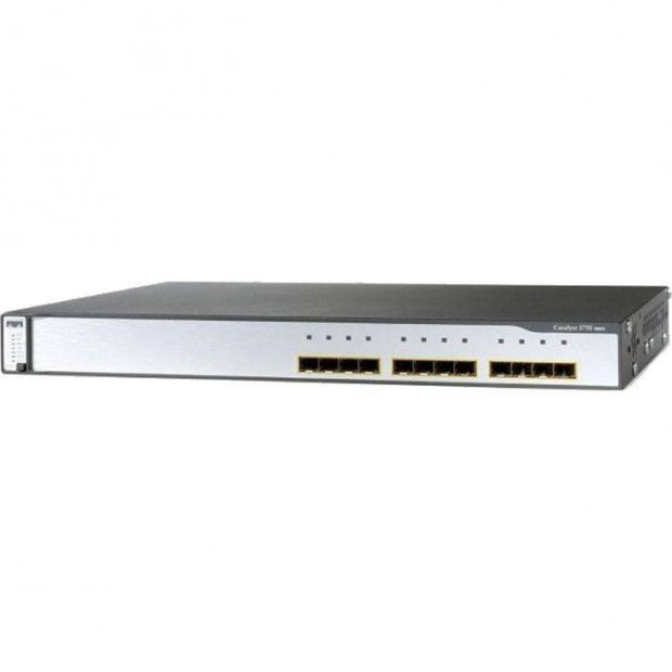 Giga ajnlat! Gigabites Cisco C3750G-12S-E 12 portos switch szmlval,