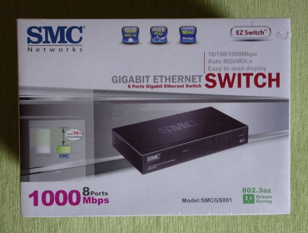 Gigabit Ethernet Swich SMC GS801 elad