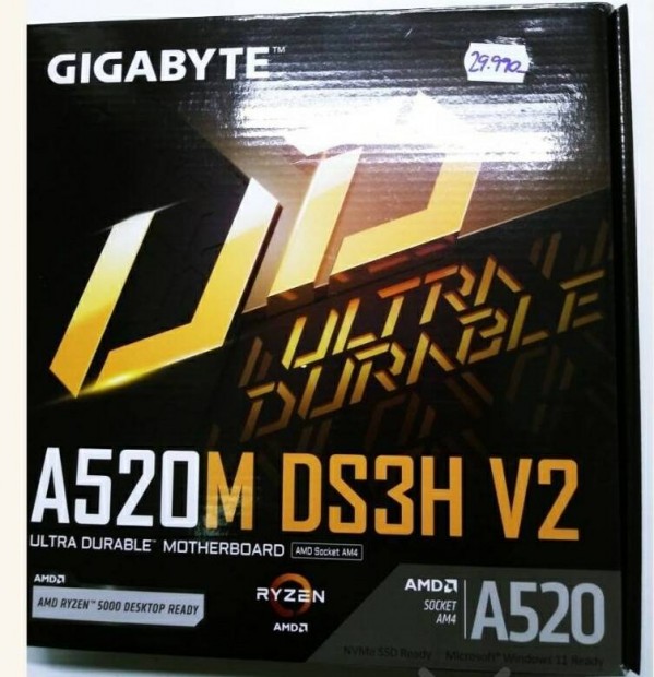 Gigabyte A520M DS3H V2 Alaplap