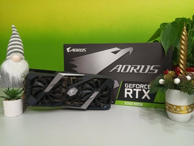 Gigabyte Aorus Rtx2060S 8G - 3 ventis!