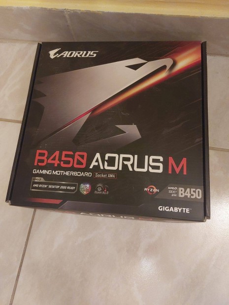 Gigabyte B450 Aorus M alaplap (hasznlt)