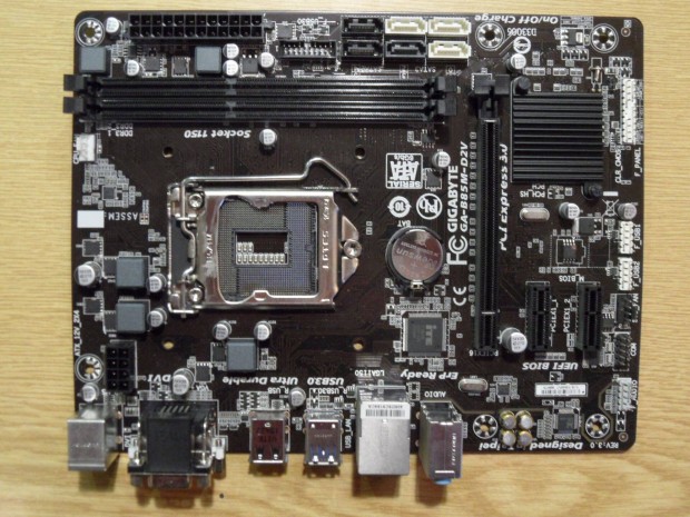 Gigabyte B85 - LGA 1150 alaplap - Sata3/ USB3/ Xeon tmogats