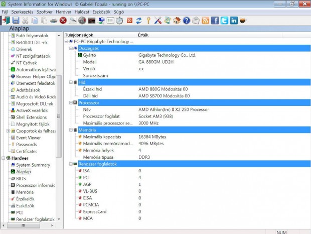 Gigabyte GA-880GM-UD2H alaplap+proc +memra elad