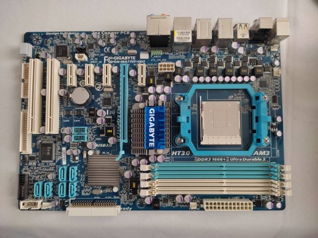 Gigabyte GA-MA770T-VD3 (AM3-DDR3) alaplap