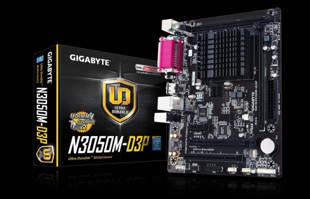 Gigabyte GA-N3050M-D3P (rev. 1.0) + 2x2GB DDR3-1600