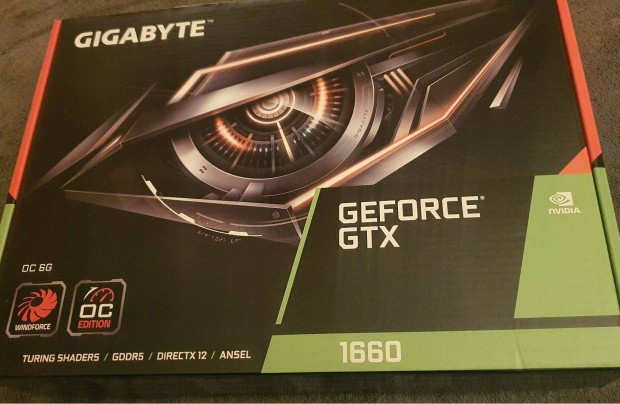 Gigabyte Geforce Gaming Gtx 1660 OC 6GB DDR6 Videokrtya