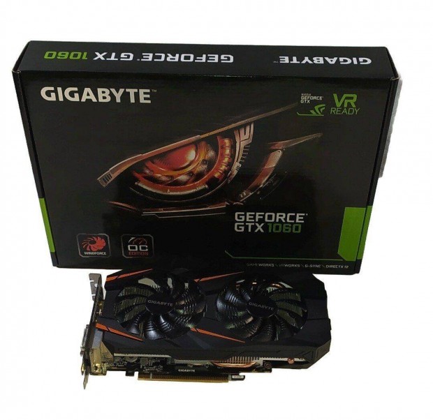 Gigabyte Geforce Gtx1060 OC 3GB 192bit Gddr5 PCI-E videkrtya